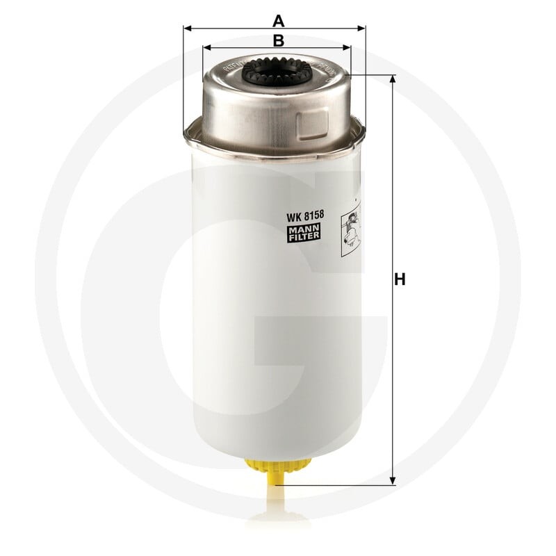 MANN FILTER Filtr paliwa WK 8158 565WK8158 | poltechparts.pl