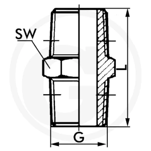 GRANIT F-Dk-3/4-VA Złączka dwustronna 60612026160