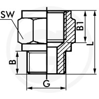 GRANIT F-DAIr-1/8-3/8-MSv Złączka dwustronna 60612140106 - 60612140106 - Sklep rolniczy PoltechParts
