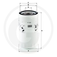 MANN FILTER Filtr oleju do smarowania 565W… | poltechparts.pl