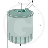 MANN FILTER Filtr paliwa 565WK822.1 | poltechparts.pl