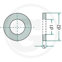 Zestaw podkładek wyrównawczych 50915A30110P - 50915A30110P - Sklep rolniczy PoltechParts