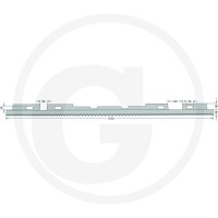GRANIT Nóż tnący 52728202505 - 52728202505 - Sklep rolniczy PoltechParts
