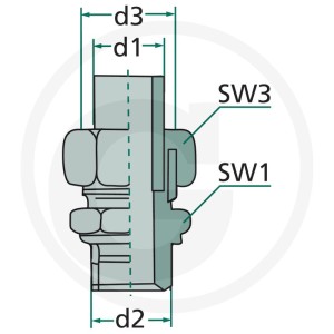 Złączka wkrętna prosta 50043000019