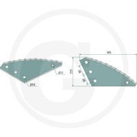 Nóż Paszowozu Strautmann | poltechparts.pl