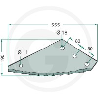 Nóż Paszowozu Strautmann | poltechparts.pl