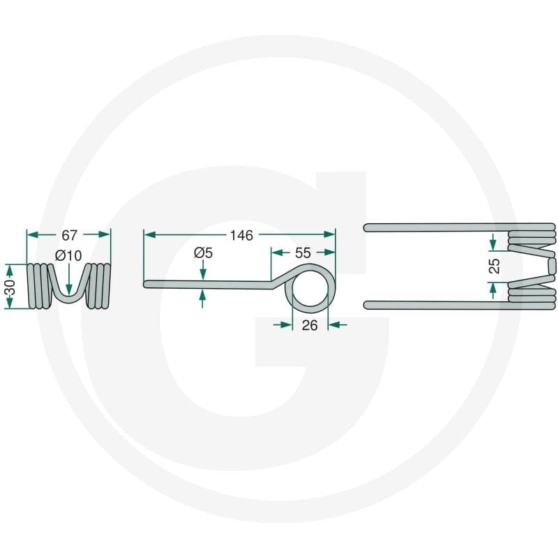 GRANIT Palec podbieracza 52503-020350 | poltechparts.pl