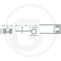 GRANIT Palec podbieracza 52503-020350 | poltechparts.pl
