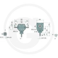 BONDIOLI & PAVESI Przekładnia kątowa 415S… | poltechparts.pl