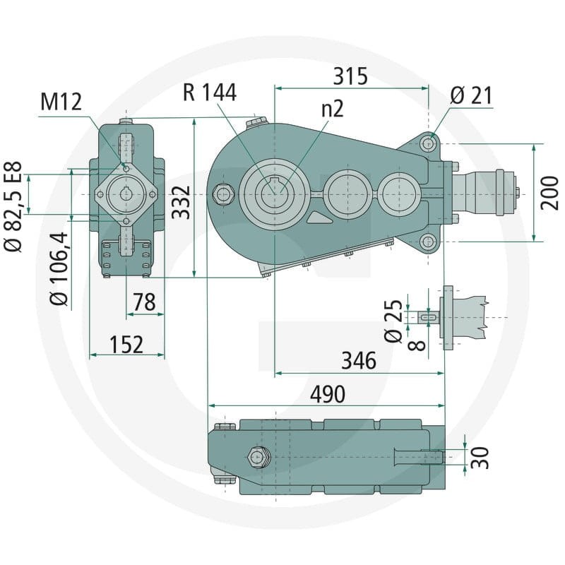 BONDIOLI & PAVESI Przekładnia 415WDRT400-… | poltechparts.pl
