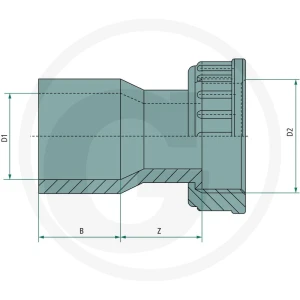 GRANIT Złącze gwintowane 2/3 40504051781