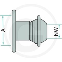 GRANIT Gniazdo 8” z kołnierzem do węża 8" 4054053027 - 4054053027 - Sklep rolniczy PoltechParts