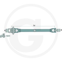 BONDIOLI & PAVESI Wał przegubowy S4, dług… | poltechparts.pl