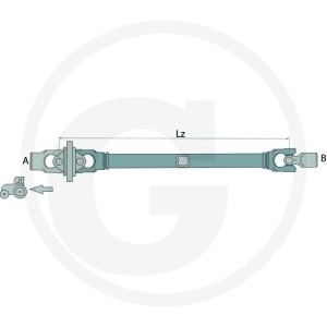 BONDIOLI & PAVESI Wał przegubowy S4, długość: 1210 mm 415CS4R121CEWR7007