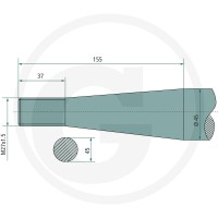 GRANIT Ząb 4300860003 - 4300860003 - Sklep rolniczy PoltechParts