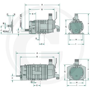 Hertell Pompa próżniowa KD-8 00 40501KD080000