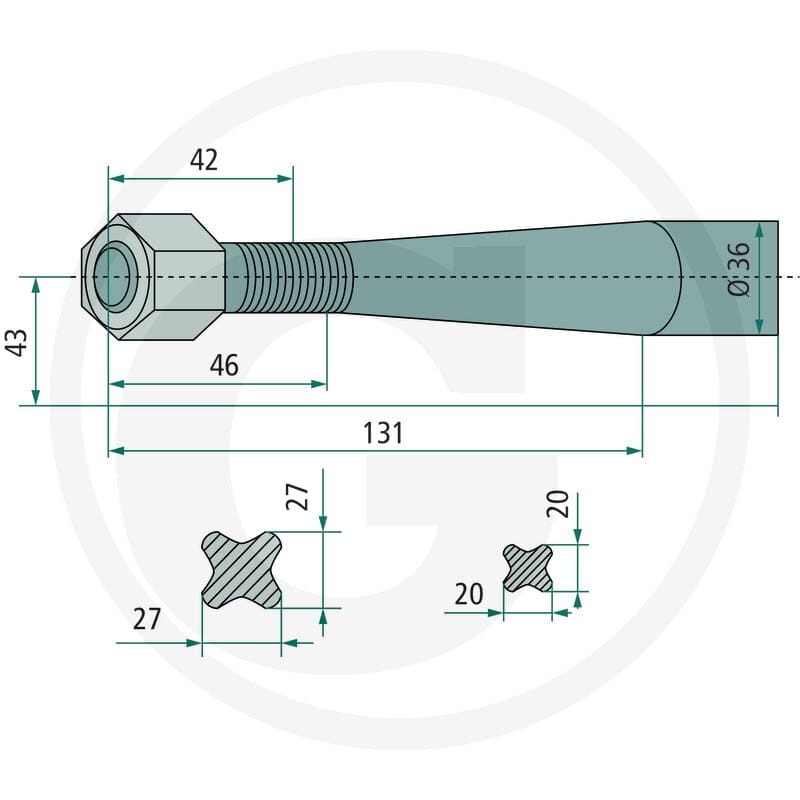 SHW Ząb 43009002207 - Sklep PoltechParts