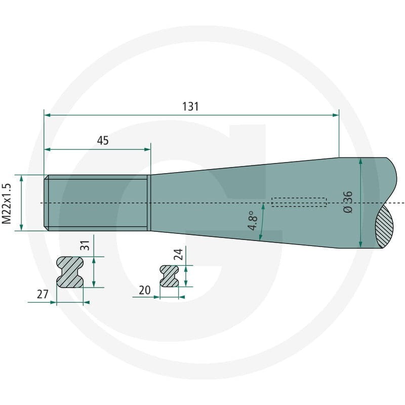 SHW Ząb 43008802200 - Sklep PoltechParts