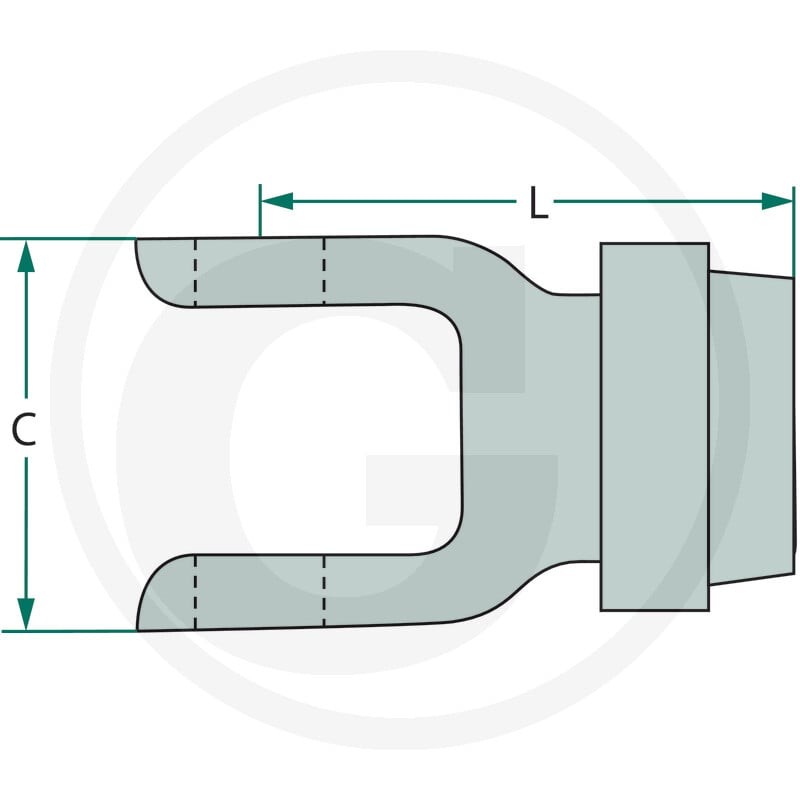 Weasler Widełki wciskowe 3971007115 - 3971007115 - Sklep rolniczy PoltechParts