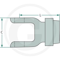 Weasler Widełki wciskowe 3971007115 - 3971007115 - Sklep rolniczy PoltechParts