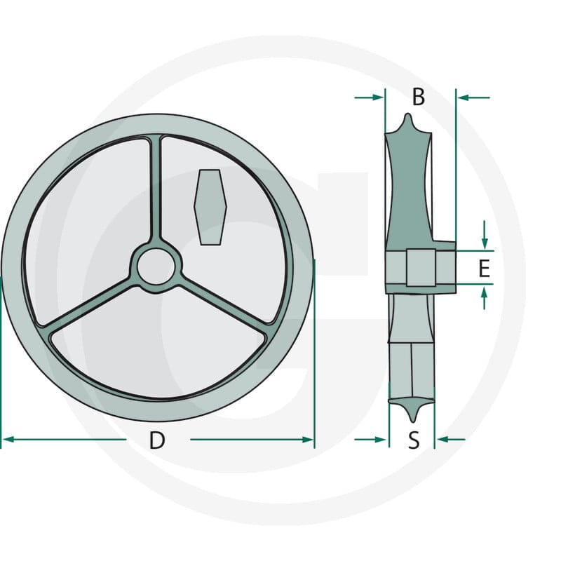 GRANIT Koło Cambridge 408314-504 - 408314-504 - Sklep rolniczy PoltechParts