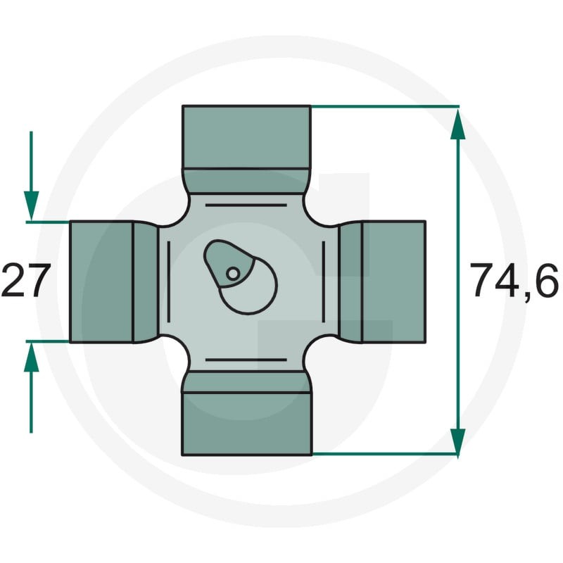 Weasler Zestaw krzyżaków 397601421 - 397601421 - Sklep rolniczy PoltechParts