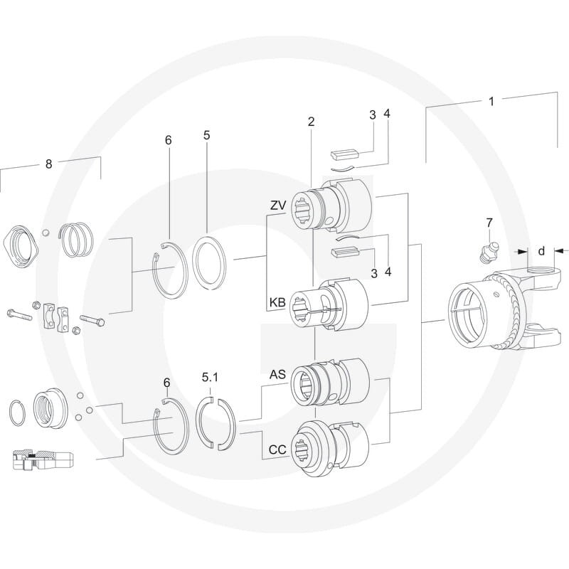 Walterscheid Obudowa sprzęgła 395383913 | poltechparts.pl