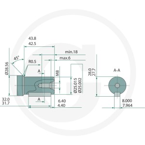 WHITE Silnik hydrauliczny OMP-X 200cc D = 25mm / A2 25711186708