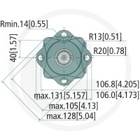 WHITE Silnik hydrauliczny OMS 125 257151F0502 - 257151F0502 - Sklep rolniczy PoltechParts
