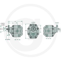 Casappa Pompa APL 100 B0 43T0 2570252 - 2570252 - Sklep rolniczy PoltechParts