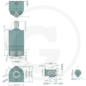 WHITE Silnik hydrauliczny OMM 8 SA 257151G0041