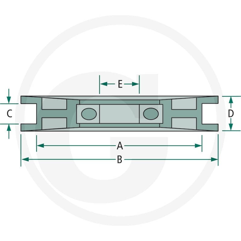 GRANIT Krążek zwrotny 31270107 - 31270107 - Sklep rolniczy PoltechParts