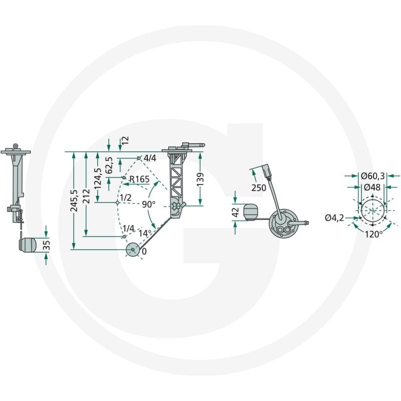 Cobo Wskaźnik poziomu paliwa 22729168000 - 22729168000 - Sklep rolniczy PoltechParts