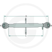 GRANIT Łącznik górny mechaniczny 20011455 | poltechparts.pl
