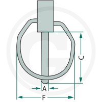 GRANIT Zawleczka ze stali szlachetnej (VA) 20099109 - 20099109 - Sklep rolniczy PoltechParts