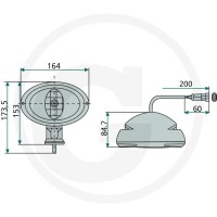 Cobo Reflektor roboczy 2270511000000 - 2270511000000 - Sklep rolniczy PoltechParts