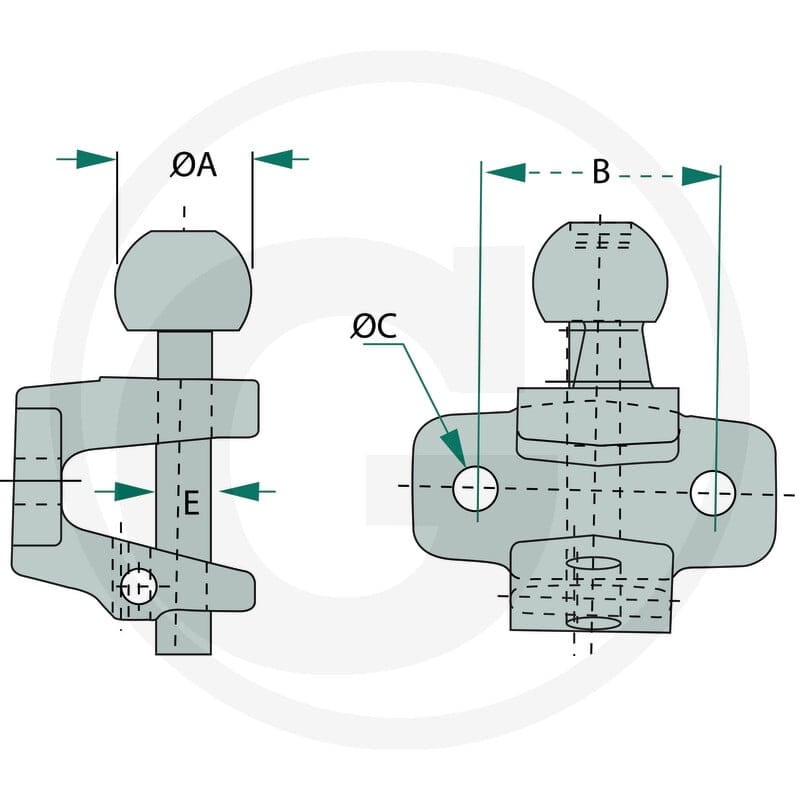 GRANIT Złączka głowicy kulowej 20099020 - Sklep PoltechParts