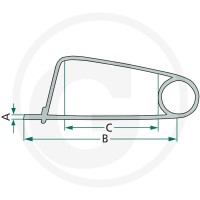 GRANIT Zawleczka zabezpieczająca 20023426 - 20023426 - Sklep rolniczy PoltechParts