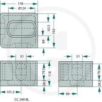 Jost Okucie kątowe 218CC300BR - Sklep PoltechParts