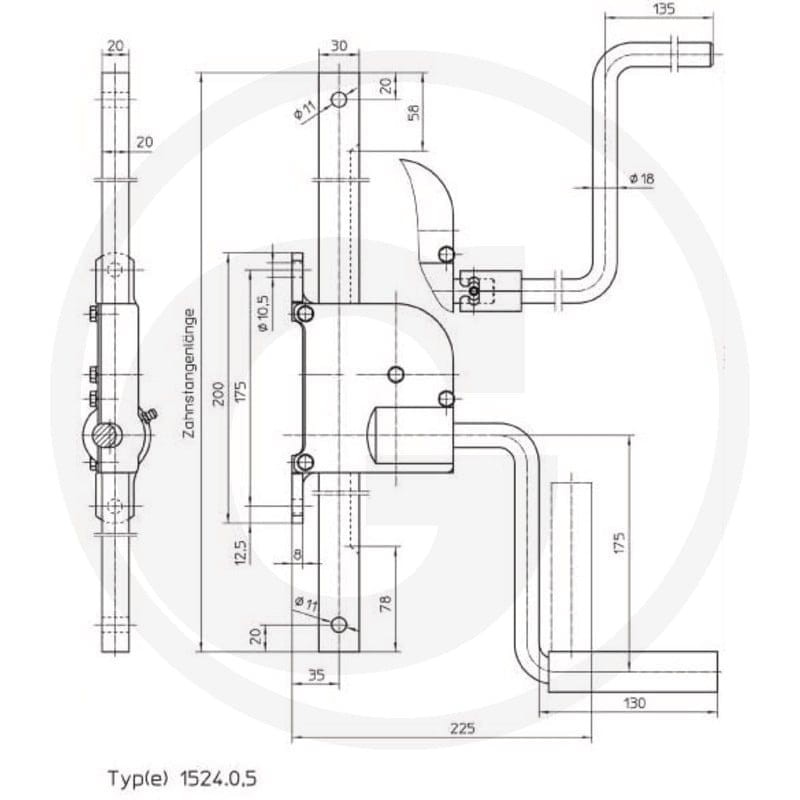 Haacon Wciągarka z przekładnią zębatą 220200075 - Sklep PoltechParts