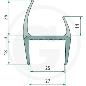 Pastore & Lombardi Profil PVC 2209910044