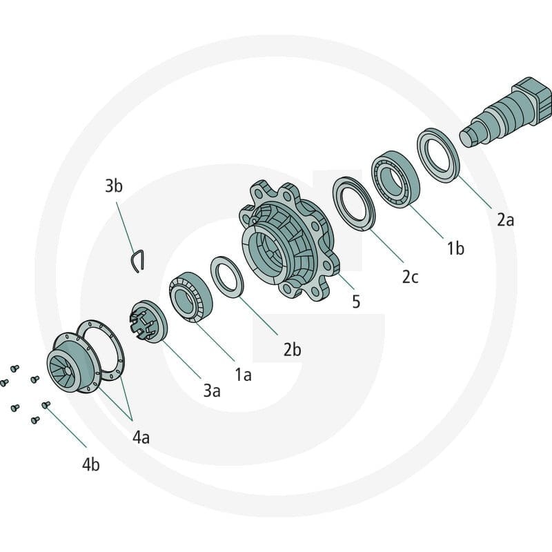 A.D.R Nakrętka osi 2209RDF7090 - Sklep PoltechParts