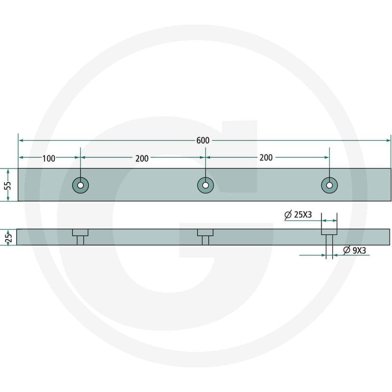 GRANIT Odbojnik ramy 22000029 - 22000029 - Sklep rolniczy PoltechParts