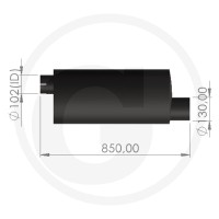 Tłumik 23815AGT0762 - 23815AGT0762 - Sklep rolniczy PoltechParts