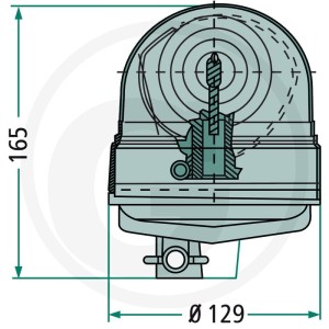 GRANIT Lampa ostrzegawcza H1 „VEGA LINE” 20799023