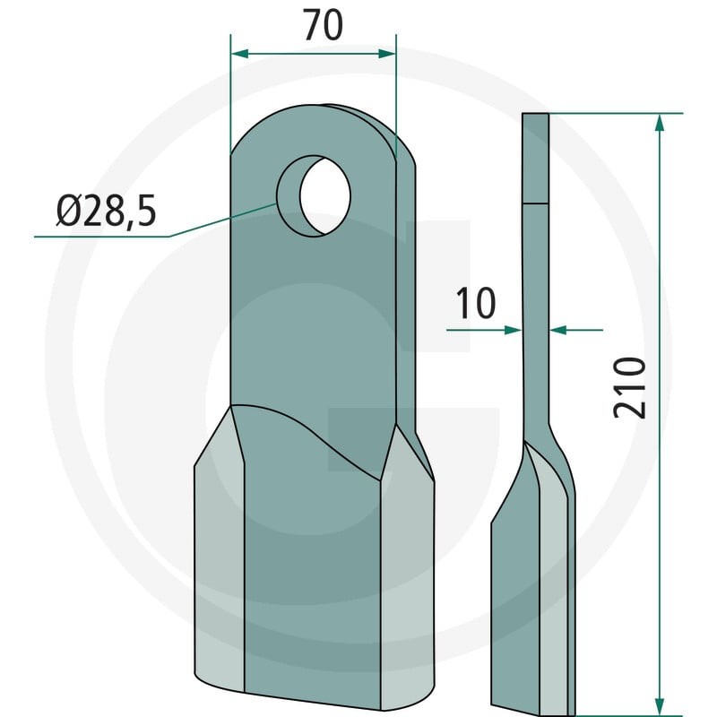GRANIT Nóż 18063-FIS-07 - 18063-FIS-07 - Sklep rolniczy PoltechParts