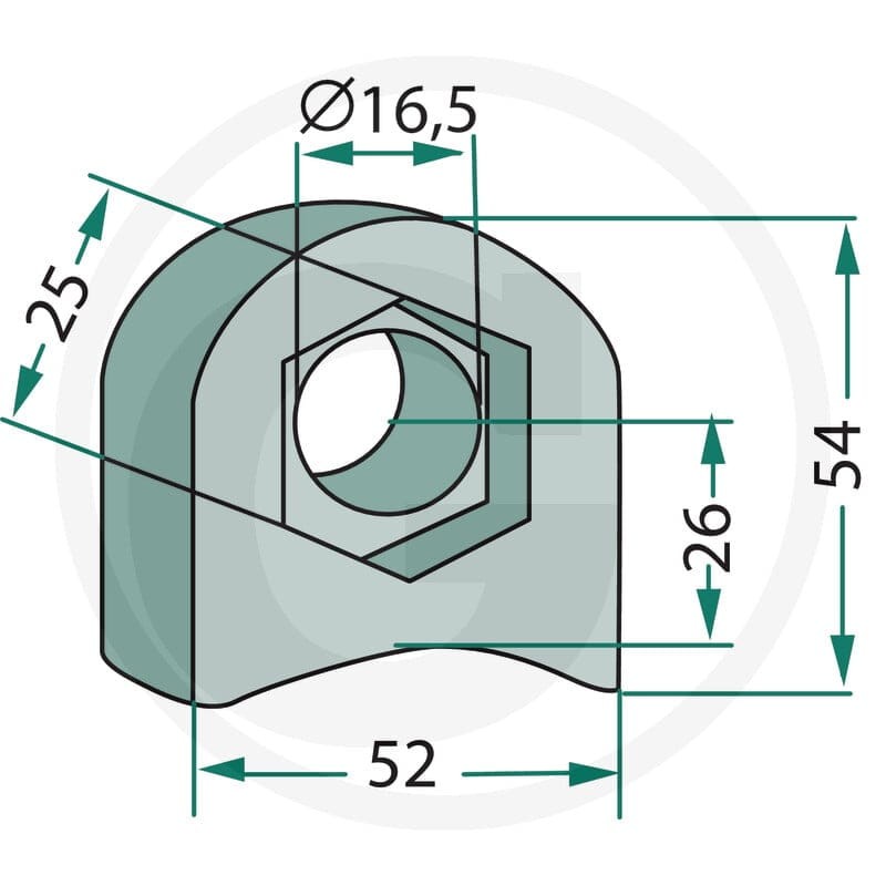 GRANIT Uchwyt 18063-RM-920 - 18063-RM-920 - Sklep rolniczy PoltechParts