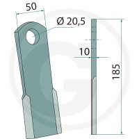 GRANIT Nóż bijakowy 18063-ZAP-09 - 18063-ZAP-09 - Sklep rolniczy PoltechParts