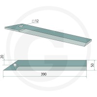 GRANIT Nóż ogławiacza 1803200361 - 1803200361 - Sklep rolniczy PoltechParts