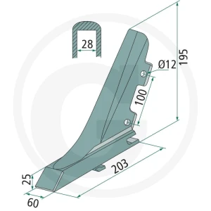 GRANIT Heavy Duty Dziób redlicy 1793700000